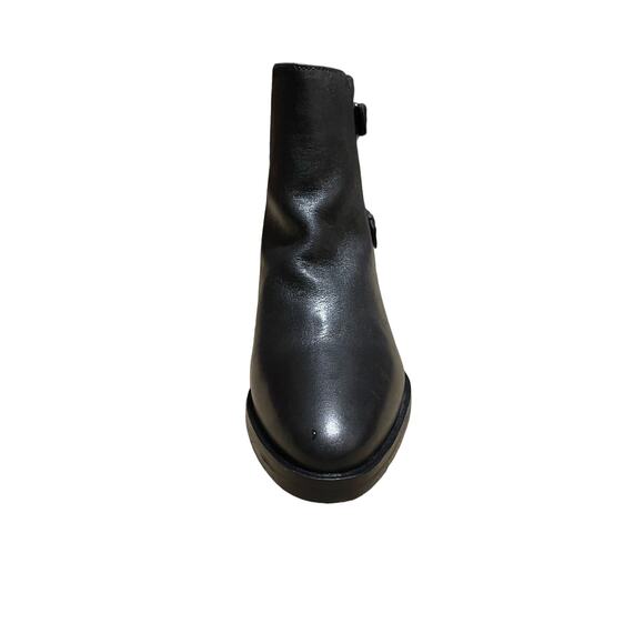 AllSaints Womens Sloan Black Leather Buckle Zip Boot Size EU 36 NIB - Picture 4 of 11